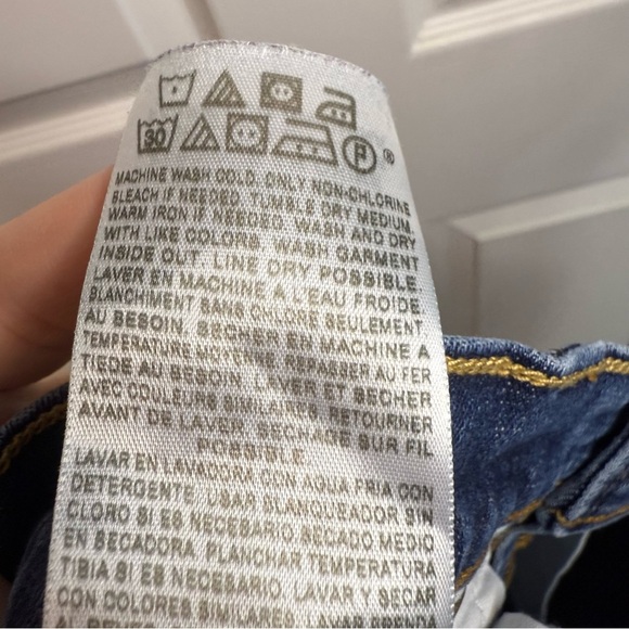 Levi’s Boyfriend Straight Leg Jean Denim Womens Size 5 Medium Wash GUC - Picture 7 of 7